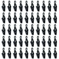 thumbnail image 5 of REACHISE 50Pcs Rotatable Plastic Hooks Multifunctional Swivel Curtain Clips Coat Hooks, 5 of 9