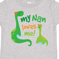 thumbnail image 4 of Inktastic My Nan Loves Me Grandson Dinosaur Boys Toddler T-Shirt, 4 of 5
