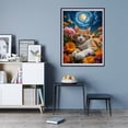 thumbnail image 7 of Diamond Art Kit for Adults, Cat Moonlit Floral Calm Dream Diamond Painting for Adults Beginners, DIY Diamond Art Painting Kits, 5D Diamond Painting Crafts for Home Decor 12x16 Frameless, 7 of 7