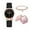 #467-Black, variant on 1 Pc FULAIDA Women's Quartz Watch - With Bracelet & Box, Fashion Daily Wear Timepiece Accessory