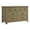 Gray, variant on Cassini 51"W White Engineered Wood 6-Drawer Double Dresser