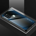 thumbnail image 2 of Galaxy A21s Case, Allytech TPU+Tempered Glass Back Cover Shock-absoption Anti-scratch Wireless Charging Support Back Cover Case for Samsung Galaxy A21s, Blue, 2 of 7