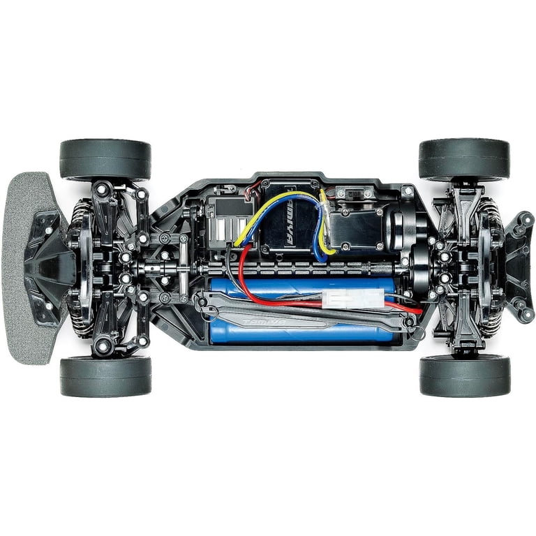 Tamiya TAM58749 1- 10 Scale Audi R8 LMS 2008 TT-02 Race Car