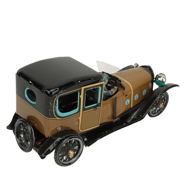Juguete De Coche Español Con Mecanismo, Juguete De Coche De Cuerda Retro Portátil, Hojalata Fácil De Usar, Decorativo Hecho A Mano Duradero Para Colección
