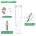 thumbnail image 2 of 20-Pack Floral Water Tubes, 2.8 Inch 10ml Plastic Flower Tubes with Caps[Transparent], 2 of 7