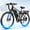 Black, variant on Mountain Electric Bike for Adults, 1500W Peak Brushless Motor, 20+ MPH Top Speed, 48V 20.8Ah Battery, Full Suspension, 27.5" Tires, Up to 80 Miles Range, Black