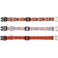 thumbnail image 3 of GFDYREE Thanksgiving Fall Dog Collar Autumn Holiday Nylon Adjustable Pet Collars for Dogs (Maple Leaf,Medium), 3 of 4