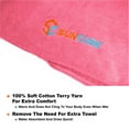 thumbnail image 2 of SUN CUBE Surf Poncho Changing Robe with Hood | Terry Cotton Changing Towel, 2 of 8