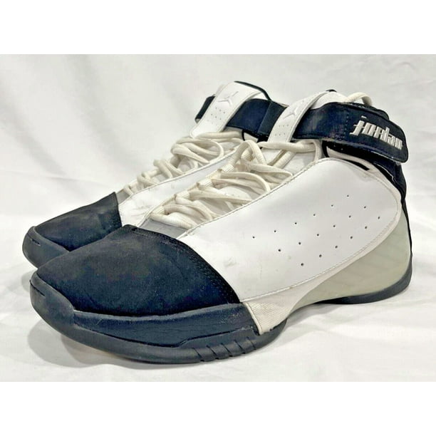 Ni - ke Air Jordan Men's Size 12 White Black 311868-106 Basketball Ni - ke Sneakers Vintage