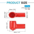 thumbnail image 2 of Battery Terminal Cover, 8 Pcs Truck Battery Terminal Cover Positive Negative Poles Stud Covers L8-14-40, 2 of 7