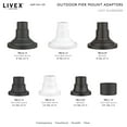 thumbnail image 5 of Livex Lighting 78211-14 3" Wide Hidden Pier Mount Adapter - Black, 5 of 7