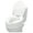 6 Inch, variant on Raised Toilet Seat with Lid for Elderly 4" High, Fits Round and Elongated up to 15" Wide, Commode Seat with Sturdy Brackets, Medical Aid