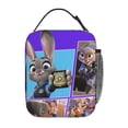 thumbnail image 3 of Cartoon Lunch Bag Zootopia Insulated Lunch Box Leakproof Cooler Food Lunch Containers for Work Travel and Picnic, 3 of 8
