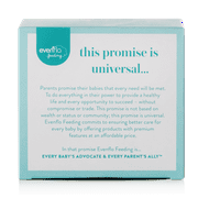 Evenflo Balance + Stage 1 Cylindrical Silicone Baby Pacifiers for Ages 0 Months+, Pack of 6