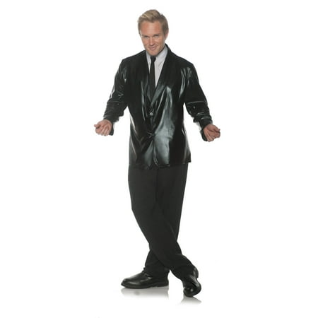 Black Doo Wop Mens Adult 50S Singer Costume Accessory Jacket-Os