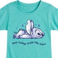 thumbnail image 3 of Disney - Lilo & Stitch - Go With The Flow - Toddler & Youth Girls Short Sleeve Graphic T-Shirt, 3 of 5