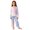 Light Blue, variant on CPNG Girls Sleepwear Set Tie Dye Crewneck Long Sleeve Top and Matching Pants Soft Comfy Loungewear 2 Piece Set
