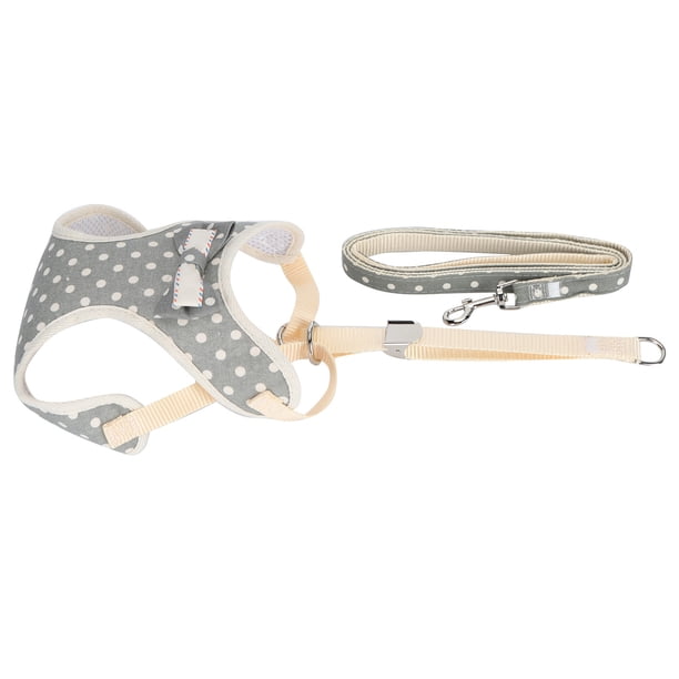 Arnés de Chaleco transpirable Bling Bling para gatos con Correa ajustable M