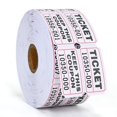 thumbnail image 1 of L LIKED Billets de Tirage Doubles Rouleaux 1000 par Rouleau Billets de Tirage 50/50 pour Événements, Inscription, Récompense de Classe, Collecte de Fonds et Prix (Blanc), 1 of 5