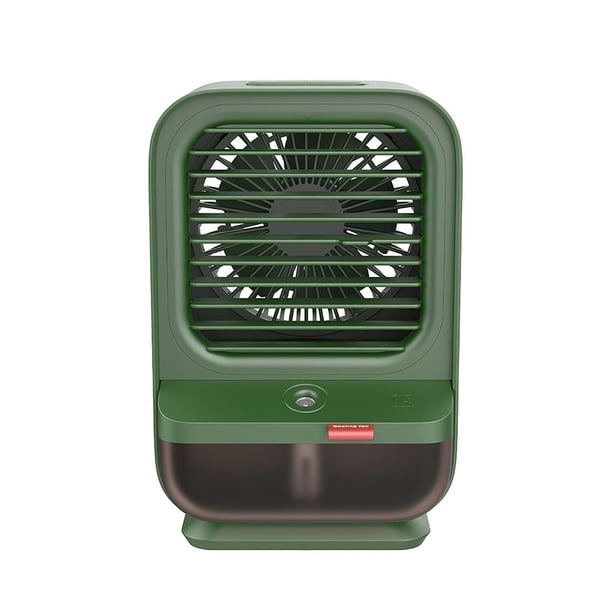 Enfriador De Aire Aire Acondicionado Portátil Multifuncional Humidificador De Aire De Escritorio Incorporado 4000Mah Aire Refrigeración Purificador El Hogar Mesita De Noche Mesa De Oficina Moyic HA015919-00