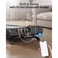 thumbnail image 3 of Toputure Walking Pad Treadmill, 15% Auto Incline, Bluetooth Speaker, RGB LED Display, APP & Magnetic Remote Control, for Home & Office Use, 3 of 8
