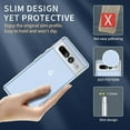 thumbnail image 4 of Crystal Clear Google Pixel 7 Pro Case.Soft Slim Fit Transparent Plastic TPU Protective Silicone Cover Phone Cases for Google Pixel 7 Pro [Slim Thin & Comfort Grip] [Shockproof], 4 of 6