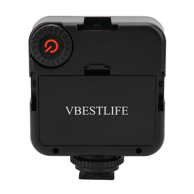Vbestlife W49 Luz de Vídeo LED, Luz de Vídeo Lideró Portátil Regulable en la Cámara, Panel de Luz de Vídeo Led en la Lámpara de Relleno de la Cámara para Fotografía