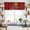 red, variant on Purple Sunshine Sunflower Kitchen Curtain Valances for Windows Farmhouse Short Curtains, Pastoral Bees Farmhouse Floral Rod Pocket Valance Curtain for Bedroom Cafe Living Room 42"x18"