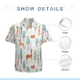thumbnail image 7 of High Quality Hawaiian Shirts for Men Short Sleeve Aloha Beach Shirt Floral Summer Casual Button Down Shirts Blouses 4LKQLN, 7 of 7