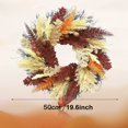 thumbnail image 4 of Hadanceo Fall Wreath,Artificial Grass Fern Autumn Wreath,Large Thanksgiving Harvest Decoration for Outdoor Front Door Farmhouse Home Decor, 4 of 9