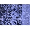 thumbnail image 1 of Ahgly Company Machine Washable Indoor Rectangle Abstract Blue Modern Area Rugs, 2' x 3', 1 of 4