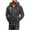 Dark Gray, variant on UVEASISHA Men Full Zip Hooded Sweatshirt Cross Graphic Zip Up Hoodies Contrast Color Zipper Fleece Lined Hoodie Jackets Stylish Street Jacket with Pockets Black L