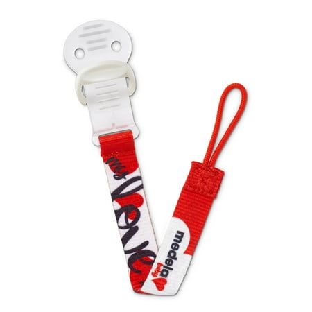 UPC: 0020451422763 | Medela Pacifier Clip Holder Designed for Most Pacifiers One Hand Open Red White Black 101042917 1 Each