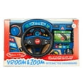thumbnail image 1 of Melissa & Doug Vroom & Zoom Interactive Wooden Dashboard Steering Wheel Pretend Play Driving Toy - FSC Certified, 1 of 6