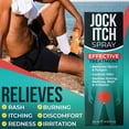 thumbnail image 4 of Jock Itch Spray | Antifungal Spray for Jock Itch | Soothes Itchy, Irritated Skin in Groin & Inner Thighs | Targets Ringworm & Intertrigo | Fast Absorption & Deep Penetration Relief, 4 of 6