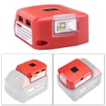 thumbnail image 3 of Fuente de Alimentación Portátil con Luz de Trabajo LED, 2 Puertos USB Y Reemplazo de CC para Adaptador de Fuente de Alimentación M18 Cola Adaptador de corriente, 3 of 8