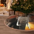 thumbnail image 6 of Daiia Elephant Sunset in Kenya Drawing Merry Christmas Tree Skirt , Xmas Large Lace-up Tree Skirt, Santa Snowflakes Rustic Home Decorations New Year Party Farmhouse Decor-48", 6 of 7