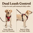 thumbnail image 5 of BUVUB Dog Harness - No Pull Adjustable Pet Vest with Reflective Strips Easy Control Handle and Breathable Mesh for Small Medium and Large Dogs - Large,Red, 5 of 7