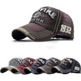 thumbnail image 1 of Men's Cap Retro Style Breathable, Baseball Cap For Unisex Pure Cotton, Adjustable Summer Baseball Hat - Head Circumference 56-60cm, 1 of 5