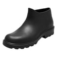 thumbnail image 1 of Dsscvnef Bottes de Pluie pour Femmes Mode Tube Court Non Confortables Légères Chaussures d'Extérieur pour Temps Humide, 1 of 6