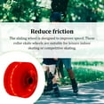 thumbnail image 4 of Flashing Light Up Quad Roller LED Round Skate Wear-resistant Double Row Wheel Wheels Reducing Friction Shinny Double Row Wheel Skating Accessories for Outdoor Red, 4 of 7