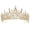 Gold, variant on Gold Crown for Women Wedding Tiara for Women Queen Crown Crystal Tiara Crown Wedding Tiaras for Bride Royal Princess Crowns for Flower Bouquets Quinceanera Headpiece for Birthday Prom Pageant