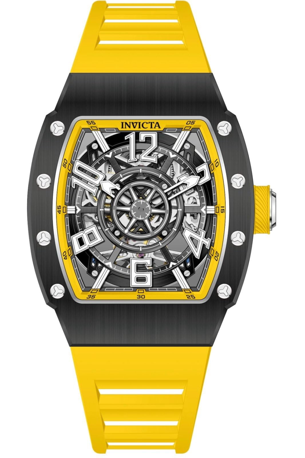 Invicta Men's S1 Rally Automatic Rose Dial Black Polyurethane