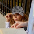 thumbnail image 4 of Casual Baseball Hats Retro Style Baseball Hat Outdoor Use Dark Grey Denim Cotton Sun Blocking 1Pack, 4 of 4