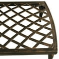 thumbnail image 4 of Oakland Living Modern Mesh Lattice Aluminum Chaise Lounge with Wheels and Cushion, 4 of 8