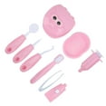 thumbnail image 4 of Suministros para juegos de rol de dentista BuyWeek juego de 9 piezas para niños juguete de dentista, 4 of 14