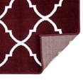 thumbnail image 5 of SUSSEXHOME Beatrice Collection 5'x7' Red&White Area Rug, Extra Soft and Comfy Carpet, Area Rugs for Kitchen, Living Room Rug, Runner Rug, Indoor Rugs for Bedroom, Machine Rug, Area Rug, 5 of 7