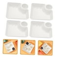 thumbnail image 3 of Beaupretty 4Pcs White Food Serving Platters for Family Gatherings Parties and Picnics, 3 of 8