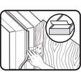 thumbnail image 3 of M-D Building Products 2733 M-D 0 High Density Closed Cell Self-Adhesive Foam Tape, 17 Ft L X 3/8 in W 3/16 in T, PVC, 1 Pack, White, 3 of 4