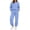 Light Blue, variant on Mifsaly Womens Two Piece Sets Long Sleeve Crewneck Sweatshirts And Jogger Sweatpants with Pockets Fall Winter Trendy Daily Workout Casual Outfits